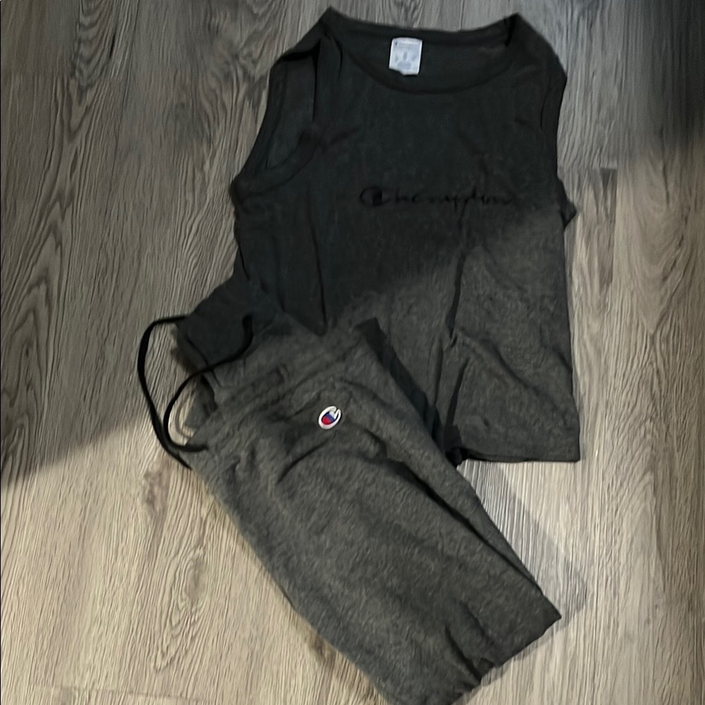 Champion Charcoal Tank and Joggers Set